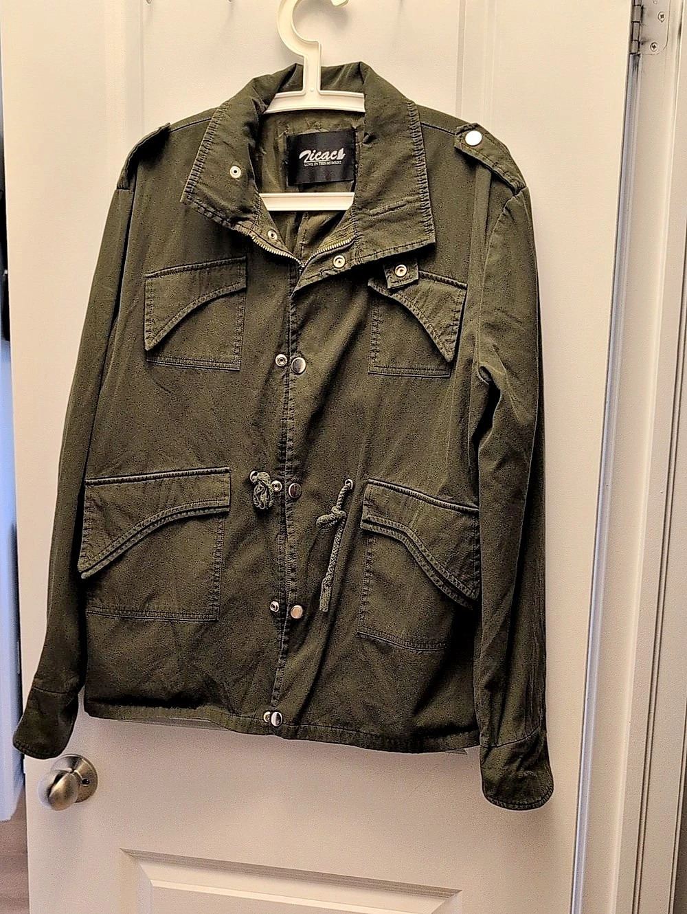 Zicac Utility Jacket in Green Like New